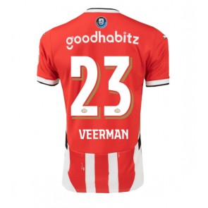 PSV Eindhoven Joey Veerman #23 Hemmatröja 2024-25 Kortärmad